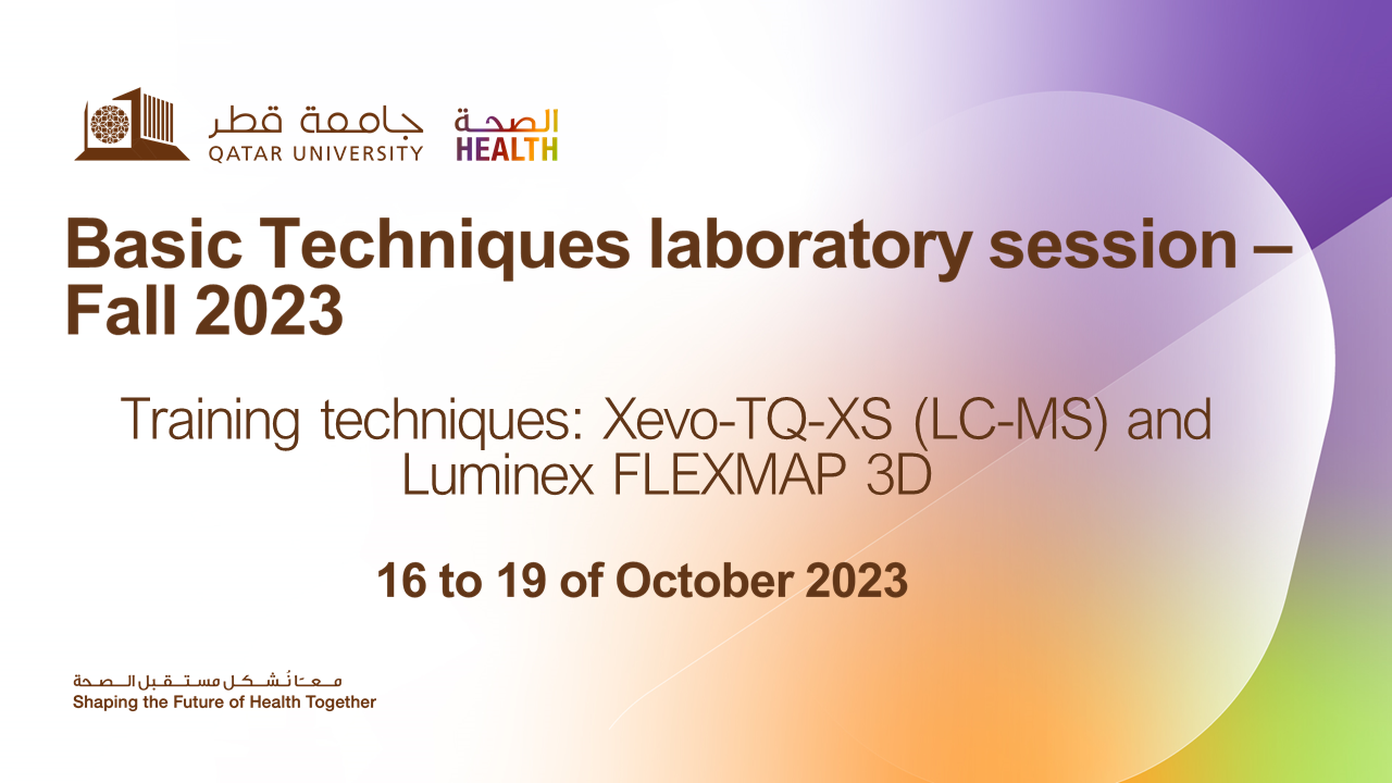 Xevo-TQ-XS (LC-MS) and Luminex FLEXMAP 3D Oct 16-19